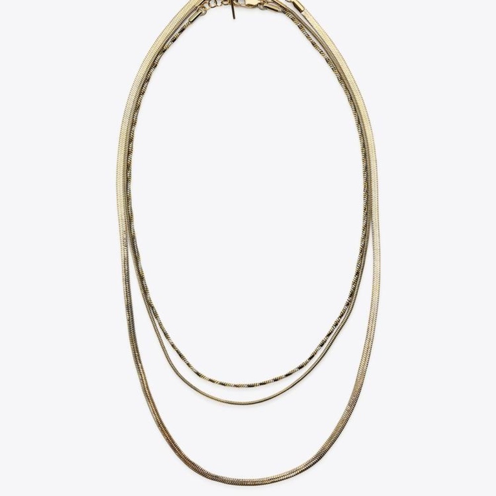NWT Zara 3- Pack Chain Necklaces